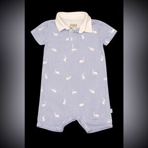 Little Sleepies Easter Baby boy Romper